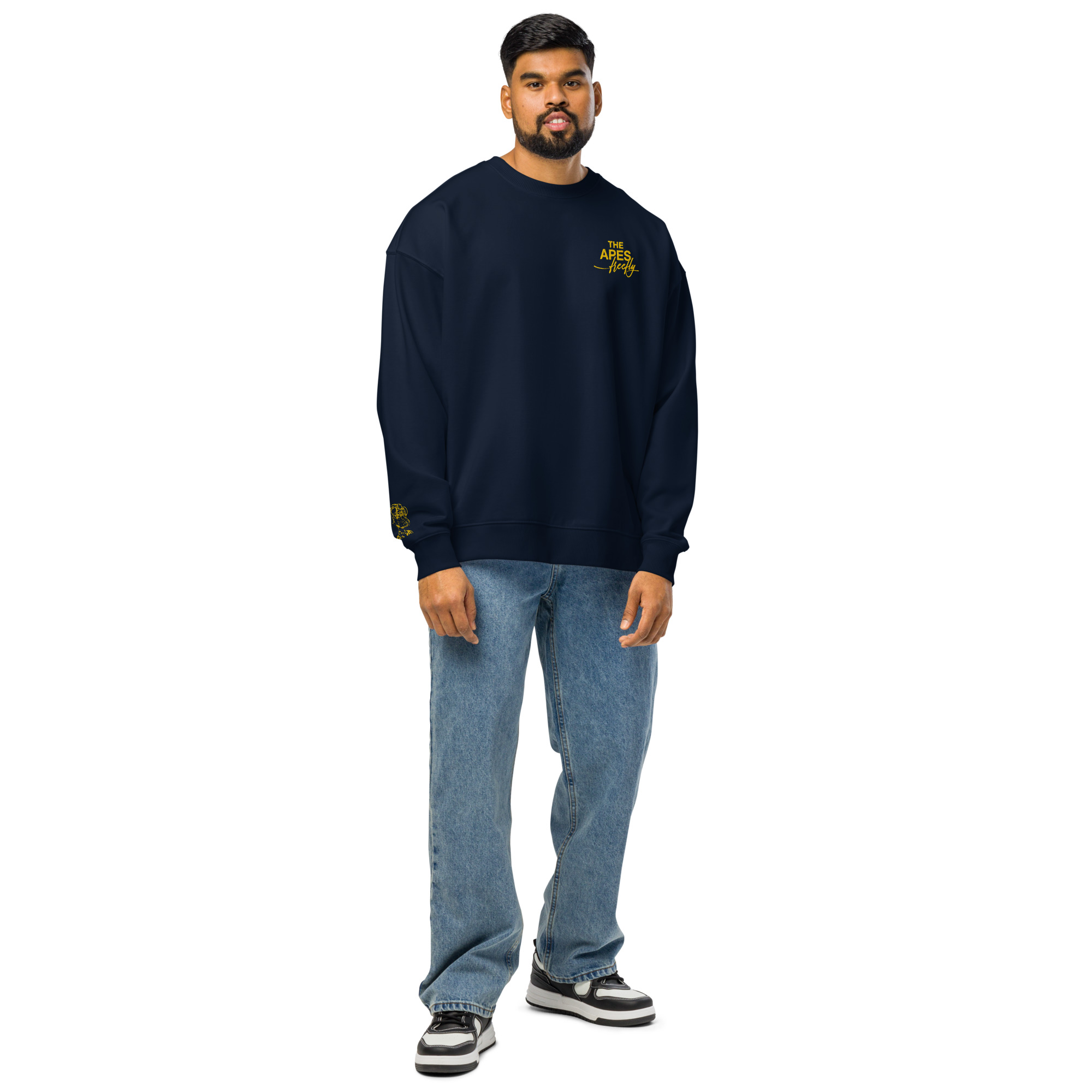 Unisex organic oversized sweatshirt - Imagen 12