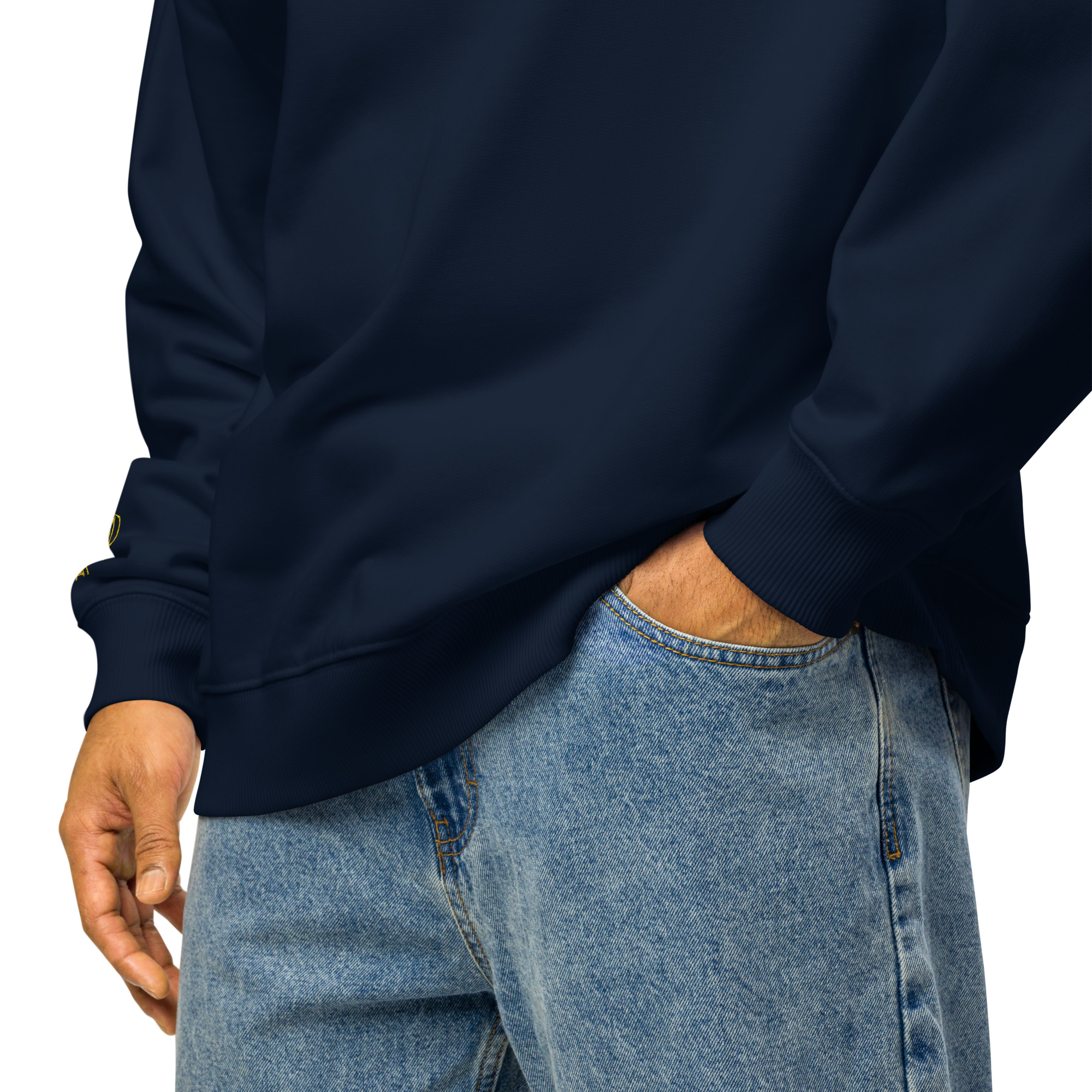 Unisex organic oversized sweatshirt - Imagen 8
