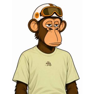 Camiseta THE APES Amarilla Mono
